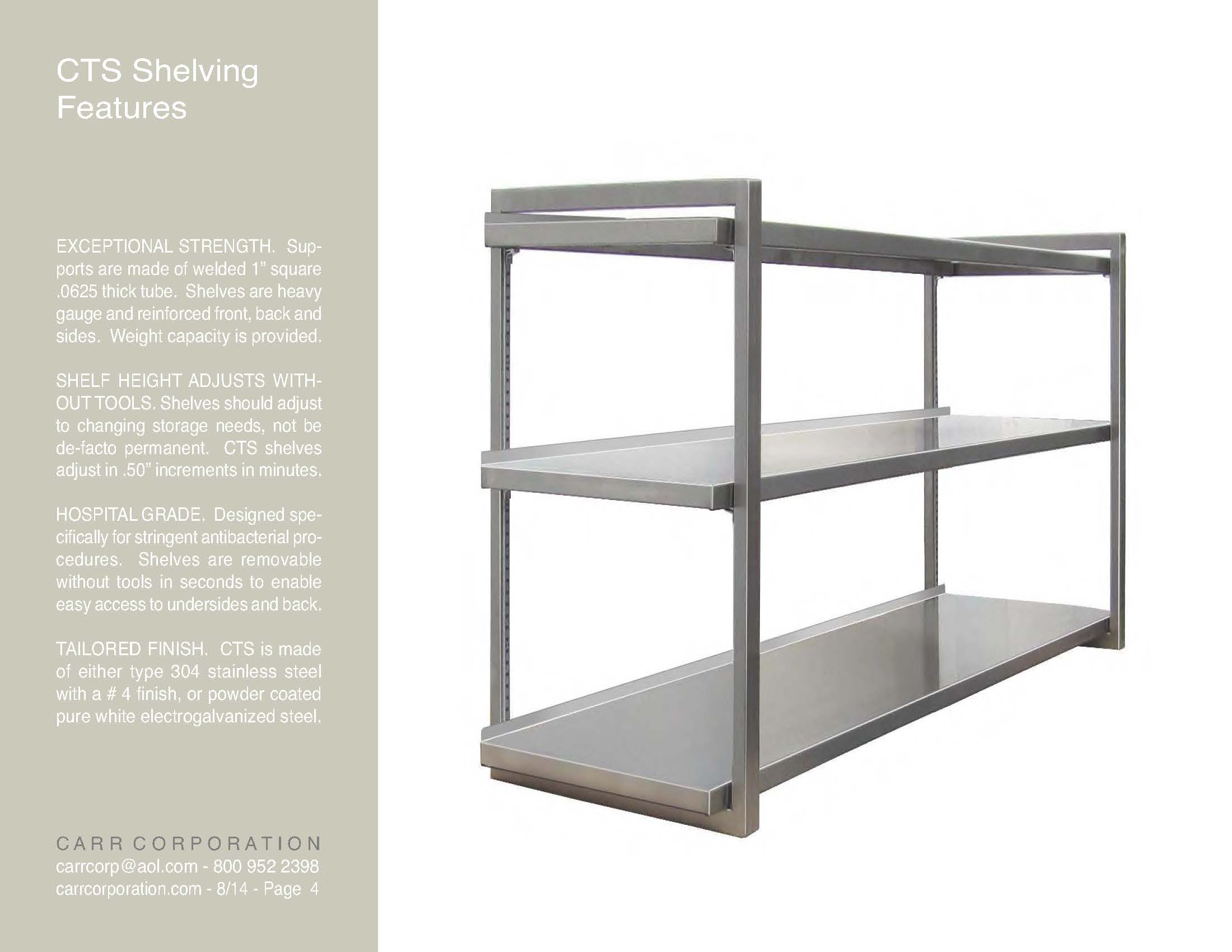 CTS: CARR TOTAL SHELVING