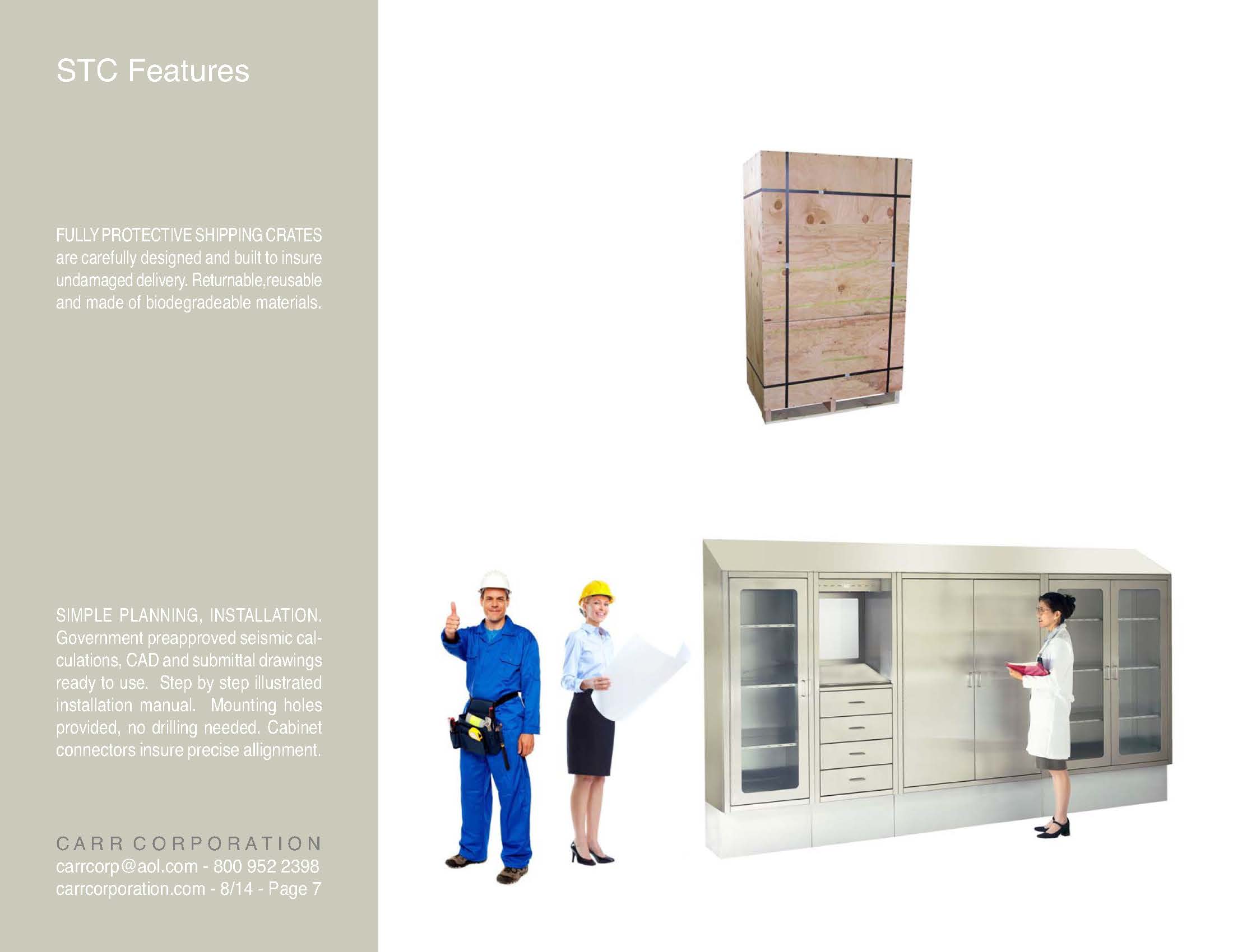STC: SURGICAL TABLE ACCESSORY CABINETS