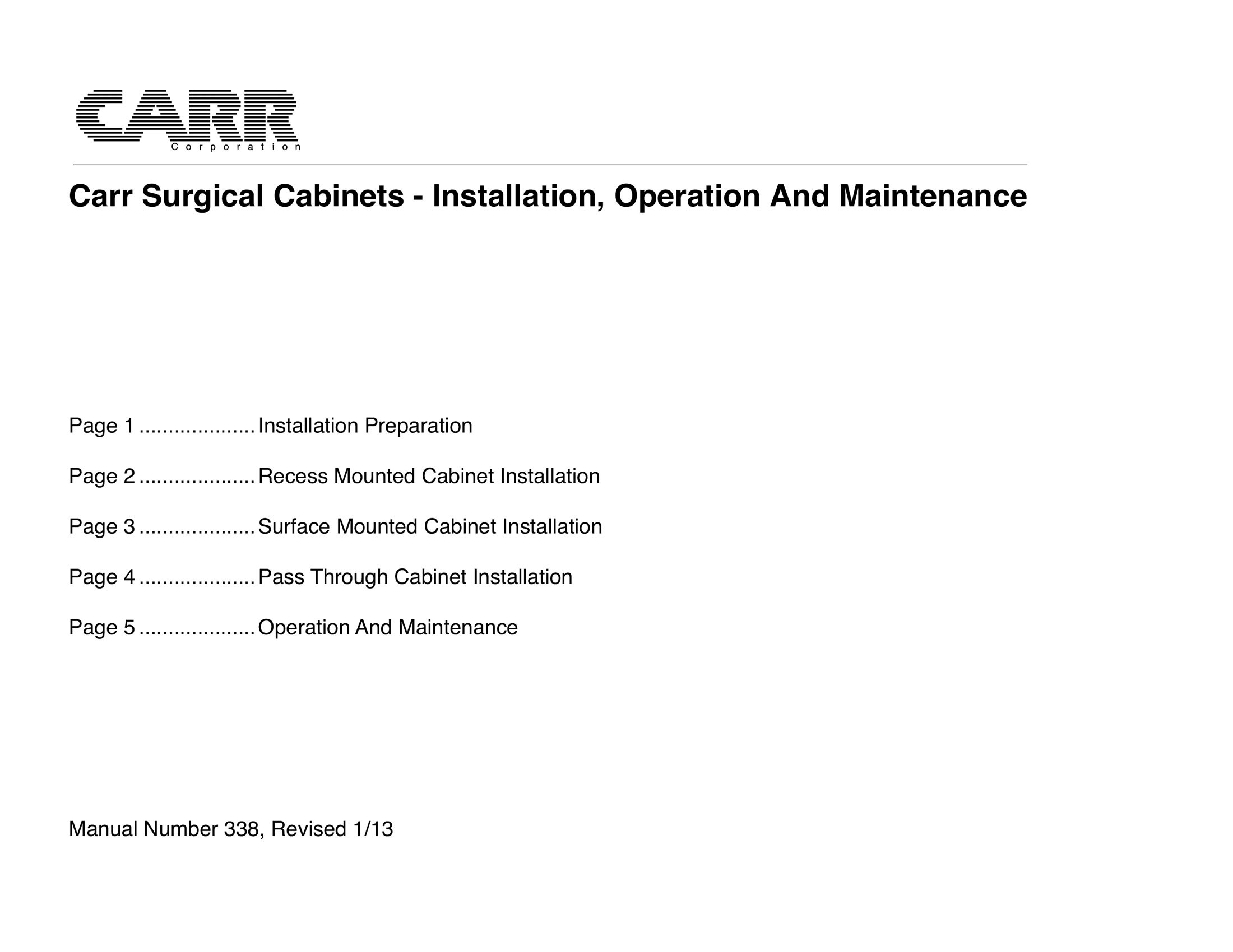 SPC: SURGICAL PASS-THROUGH CABINETS